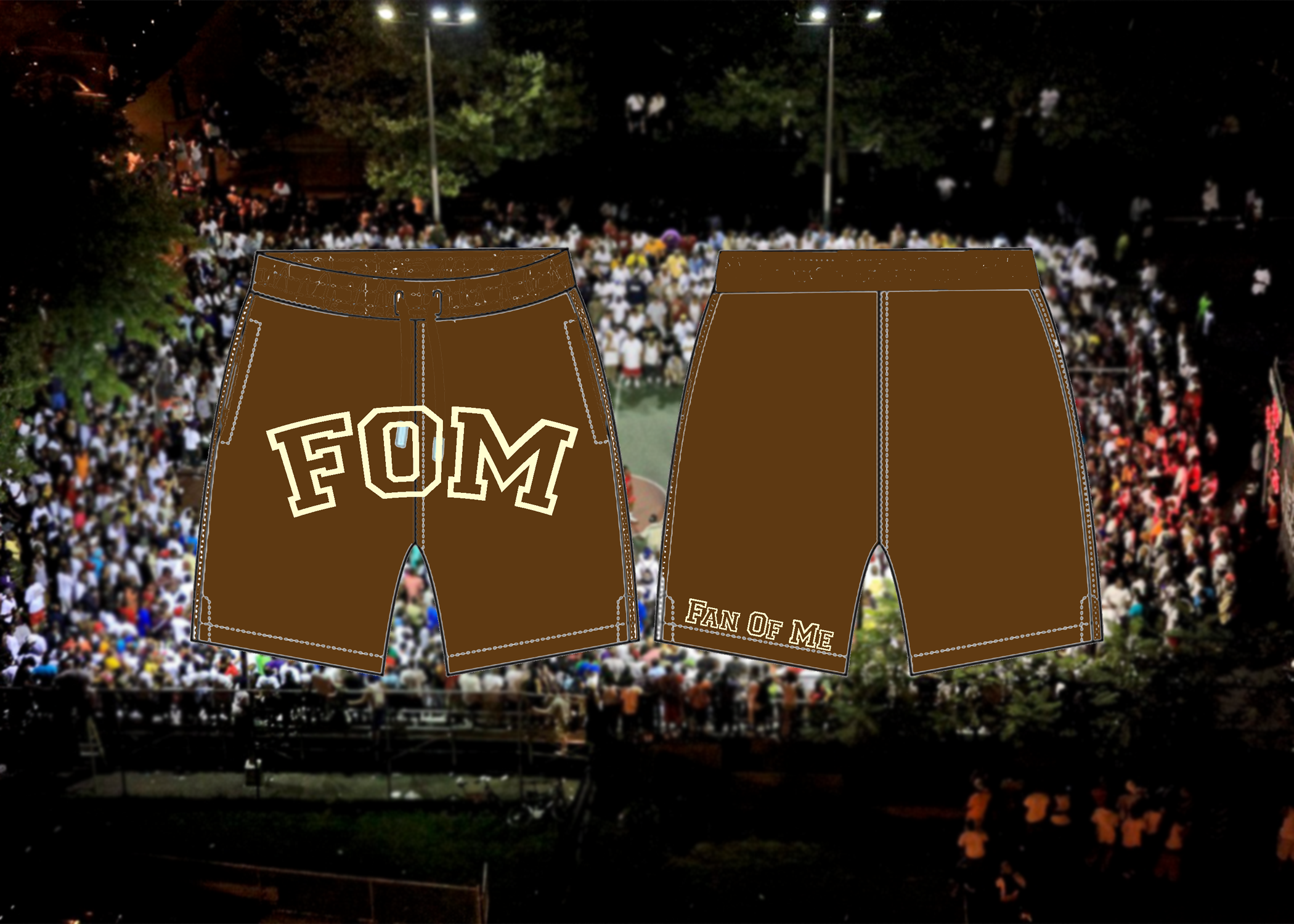 Brown Lyfestyle Shorts